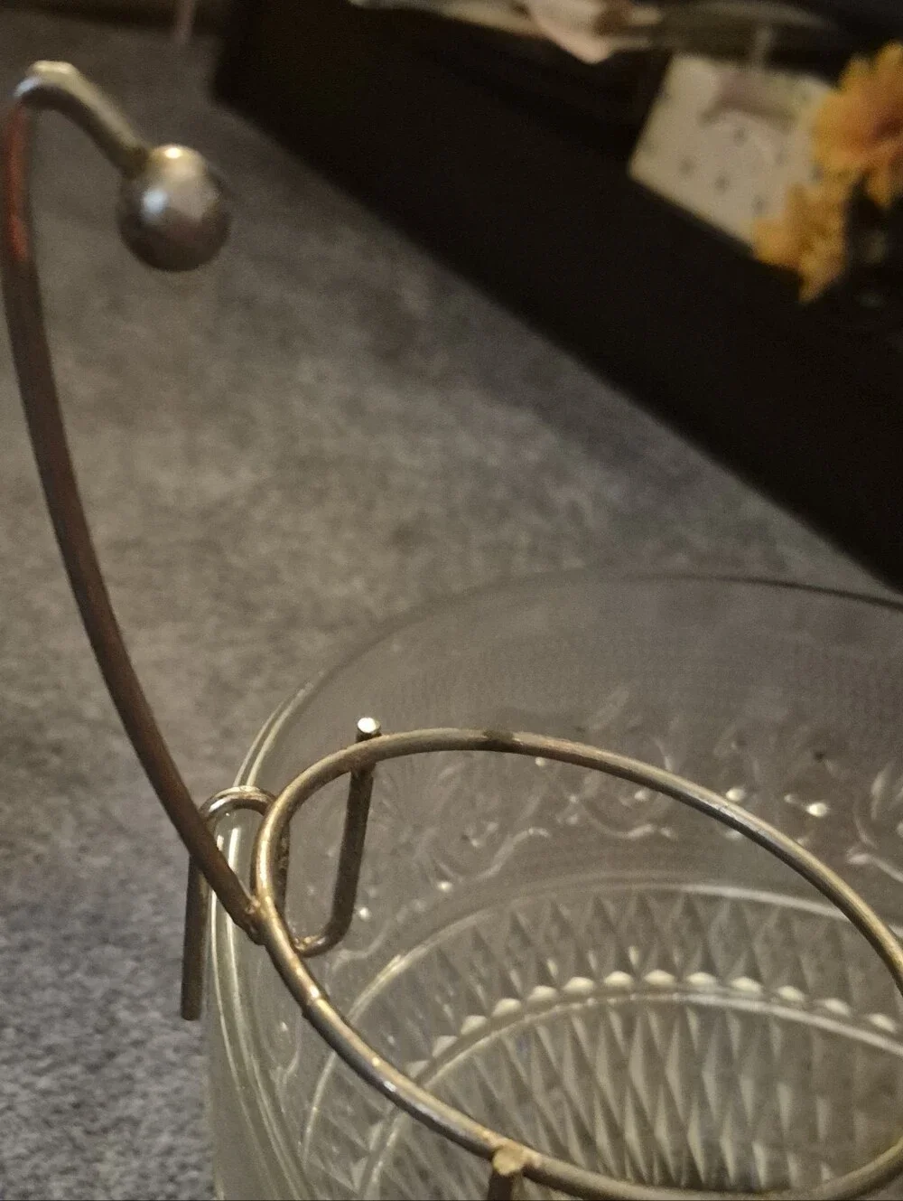 2 Punch Bowl Attachments To Attach Punch Bowl Cups To Bowl  One Silver One Gold